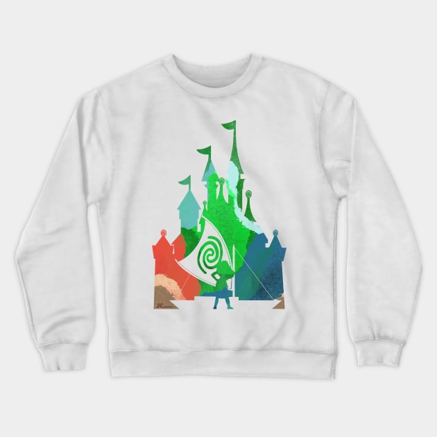 See The Line Where The Sky Meets the Sea... Crewneck Sweatshirt by SCarverDoodle